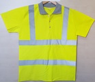 Safety T-Short with reflective strips 100% Cotton
